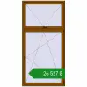 Ціноутворення Вікна 1200x2400 мм REHAU Euro 70 GOLDEN OAK з двох сторін. Ціна: ₴26,526.81
