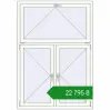 Ціноутворення Вікна 1220x1750 мм REHAU Euro 70 Білий (RAL 9016) з двох сторін. Ціна: ₴22,794.50