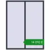 Ціноутворення Вікна 1400x1800 мм REHAU Euro 70 ANTHRACITE_GREY_STRUKTURAL з двох сторін. Ціна: ₴14,092.32