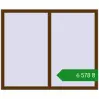 Ціноутворення Вікна 1450x1200 мм REHAU Euro 60 WALNUT з двох сторін. Ціна: ₴6,578.39