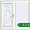 Ціноутворення Вікна 1050x1030 мм REHAU Brillant-Design Білий (RAL 9016) з двох сторін. Ціна: ₴8,216.43
