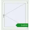Ціноутворення Вікна 1000x1112 мм REHAU Euro 60 Білий (RAL 9016) з двох сторін. Ціна: ₴5,600.16