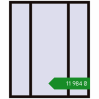 Ціноутворення Вікна 1500x1800 мм REHAU Euro 70 BLACK_BROWN з двох сторін. Ціна: ₴11,983.78