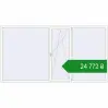 Ціноутворення Tilt-and-Turn 3300x1750 mm REHAU SYNEGO MD RAL 9016 Traffic white two-sided. Ціна: ₴24,772.34