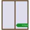 Ціноутворення Вікна 1550x1700 мм REHAU Euro 60 WALNUT з двох сторін. Ціна: ₴9,576.26