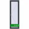 Ціноутворення Вікна 700x2100 мм REHAU SYNEGO MD ANTHRACITE_GREY_STRUKTURAL з двох сторін. Ціна: ₴15,321.45
