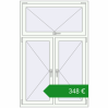 Ціноутворення Вікна 1100x1700 мм REHAU Euro 70 Білий (RAL 9016) з двох сторін. Ціна: €348.09
