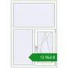 Ціноутворення Вікна 1000x1450 мм REHAU SYNEGO MD ANTHRACITE_GREY_STRUKTURAL ззовні. Ціна: ₴13,964.17