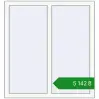 Ціноутворення Вікна 1000x1080 мм REHAU Brillant-Design Білий (RAL 9016) з двох сторін. Ціна: ₴5,141.91