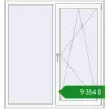 Ціноутворення Вікна 1400x1500 мм REHAU Euro 60 ANTHRACITE_GREY_STRUKTURAL ззовні. Ціна: ₴9,384.39