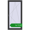 Ціноутворення Вікна 970x1970 мм REHAU Euro 70 ANTHRACITE_GREY_GLATT з двох сторін. Ціна: ₴16,712.24