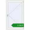 Ціноутворення Tilt-and-Turn 900x1500 mm REHAU Euro 60 RAL 9016 Traffic white two-sided. Ціна: ₴6,165.90