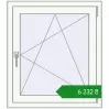 Ціноутворення Вікна 750x850 мм REHAU SYNEGO MD Білий (RAL 9016) з двох сторін. Ціна: ₴6,232.20