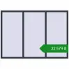 Ціноутворення Вікна 2000x1420 мм REHAU SYNEGO MD ANTHRACITE_GREY_STRUKTURAL з двох сторін. Ціна: ₴22,578.86