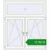 Ціноутворення Tilt-and-Turn 1300x1499 mm REHAU Euro 70 RAL 9016 Traffic white two-sided. Ціна: ₴12,961.45