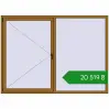 Ціноутворення Вікна 2200x1600 мм REHAU Euro 60 LIGHT_OAK з двох сторін. Ціна: ₴20,519.44