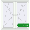 Ціноутворення Вікна 1250x1300 мм REHAU Euro 70 Білий (RAL 9016) з двох сторін. Ціна: ₴9,972.16