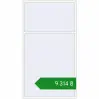 Ціноутворення Вікна 1500x2740 мм Altest Pony 375 RAL 9016 Traffic white з двох сторін. Ціна: ₴9,313.88