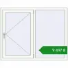 Ціноутворення Вікна 1400x1100 мм REHAU Euro 70 GOLDEN OAK ззовні. Ціна: ₴9,497.43