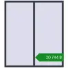 Ціноутворення Вікна 1600x1800 мм REHAU SYNEGO MD ANTHRACITE_GREY_STRUKTURAL з двох сторін. Ціна: ₴20,744.13