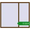 Ціноутворення Вікна 1600x1400 мм REHAU Euro 70 WALNUT з двох сторін. Ціна: ₴12,223.47
