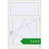 Ціноутворення Tilt-and-Turn 880x1300 mm REHAU Euro 60 RAL 9016 Traffic white two-sided. Ціна: ₴5,614.15