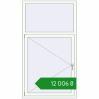 Ціноутворення Вікна 1050x1900 мм REHAU Euro 70 Білий (RAL 9016) з двох сторін. Ціна: ₴12,006.13