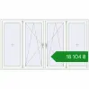 Ціноутворення Вікна 2500x1450 мм REHAU Euro 60 Білий (RAL 9016) з двох сторін. Ціна: ₴18,104.42