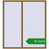 Ціноутворення Вікна 1800x2000 мм REHAU Euro 70 LIGHT_OAK з двох сторін. Ціна: ₴18,243.76