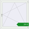 Ціноутворення Вікна 1290x1290 мм REHAU SYNEGO MD. Ціна: €290.92