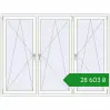 Ціноутворення Вікна 2050x1560 мм REHAU Euro 70 WALNUT ззовні. Ціна: ₴28,603.07