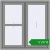 Ціноутворення Вікна 1200x1200 мм Altest Pony 375 RAL 9007 Grey aluminium з двох сторін. Ціна: ₴12,296.60