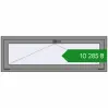 Ціноутворення Вікна 1500x500 мм Altest Pony 375 RAL 9007 Grey aluminium з двох сторін. Ціна: ₴10,285.13