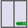 Ціноутворення Вікна 1450x1500 мм REHAU Euro 70. Ціна: €255.13