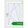 Ціноутворення Вікна 600x900 мм REHAU Euro 70 Білий (RAL 9016) з двох сторін. Ціна: ₴4,545.32