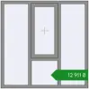 Ціноутворення Вікна 1500x1500 мм Altest Pony 375 RAL 9007 Grey aluminium з двох сторін. Ціна: ₴12,911.37