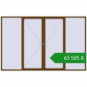 Ціноутворення Вікна 3620x2300 мм REHAU SYNEGO MD WALNUT з двох сторін. Ціна: ₴65,585.18
