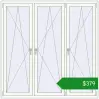 Ціноутворення Вікна 1800x1800 мм REHAU Euro 60 Білий (RAL 9016) з двох сторін. Ціна: $378.62
