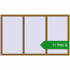 Ціноутворення Вікна 2200x1300 мм REHAU Euro 60 LIGHT_OAK з двох сторін. Ціна: ₴11,945.97