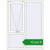 Ціноутворення Вікна 1100x1500 мм REHAU Euro 70 Білий (RAL 9016) з двох сторін. Ціна: ₴10,664.78