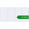 Ціноутворення Вікна 2905x1435 мм REHAU Brillant-Design Білий (RAL 9016) з двох сторін. Ціна: ₴15,969.51