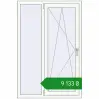 Ціноутворення Вікна 1000x1500 мм REHAU Euro 70 Білий (RAL 9016) з двох сторін. Ціна: ₴9,133.25