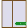 Ціноутворення Вікна 1800x2000 мм REHAU Euro 70 GOLDEN OAK з двох сторін. Ціна: ₴18,772.09