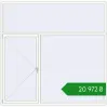 Ціноутворення Вікна 2500x2450 мм Altest Pony 375 RAL 9016 Traffic white з двох сторін. Ціна: ₴20,971.96