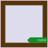 Ціноутворення Вікна 500x500 мм REHAU Euro 60 WALNUT з двох сторін. Ціна: ₴1,538.88