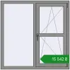 Ціноутворення Вікна 1200x1200 мм Altest Pony 375 RAL 9007 Grey aluminium з двох сторін. Ціна: ₴15,541.60
