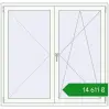 Ціноутворення Вікна 1490x1430 мм REHAU Brillant-Design Білий (RAL 9016) з двох сторін. Ціна: ₴14,610.97