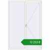 Ціноутворення Вікна 1500x2200 мм REHAU Euro 70 Білий (RAL 9016) з двох сторін. Ціна: ₴13,253.07