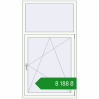 Ціноутворення Вікна 1000x1800 мм REHAU Euro 70 Білий (RAL 9016) з двох сторін. Ціна: ₴8,188.12