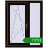 Ціноутворення Вікна 800x1010 мм REHAU Euro 60 BLACK_BROWN з двох сторін. Ціна: ₴7,012.11
